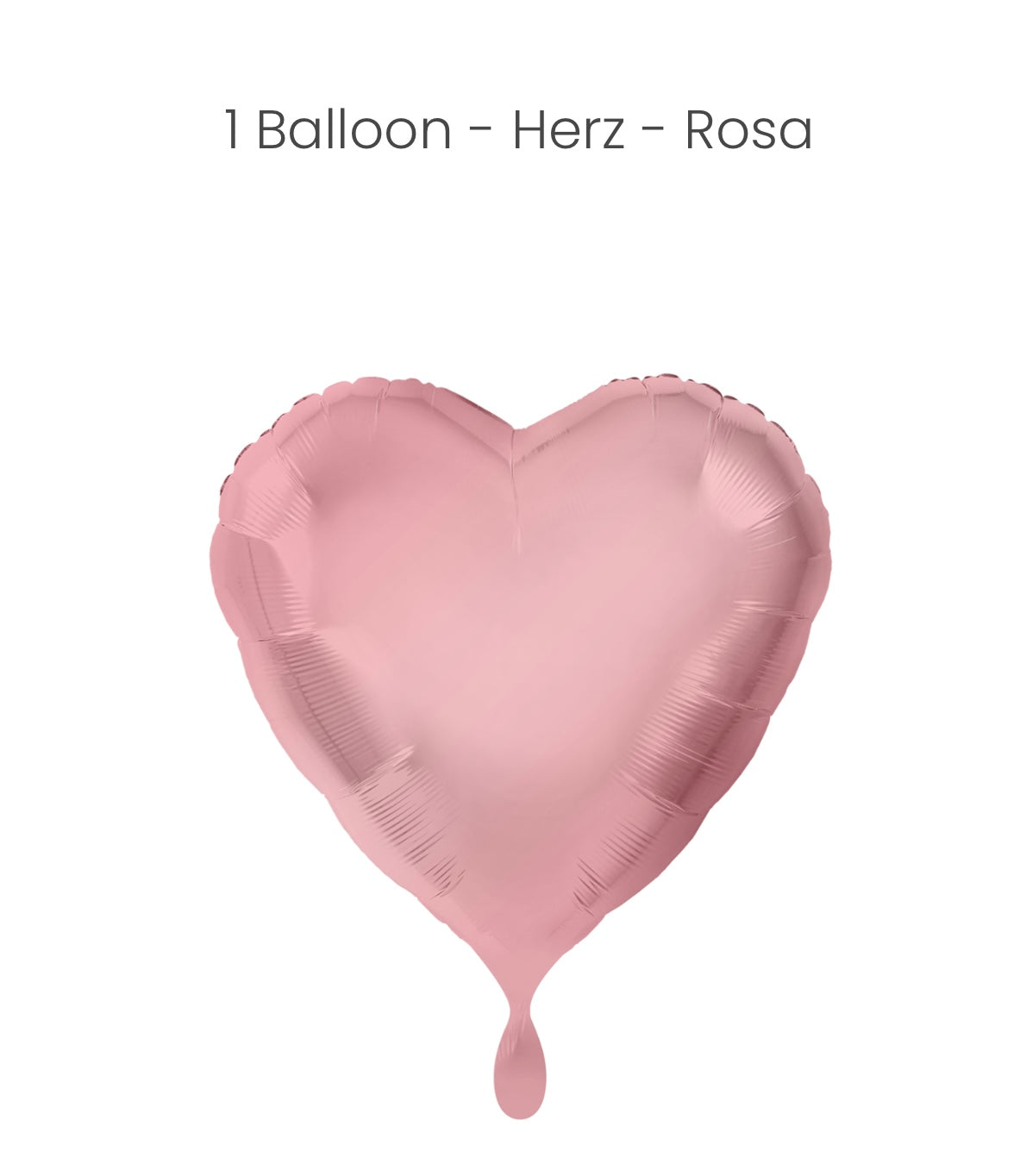 Balloon - Herz - Rosa
