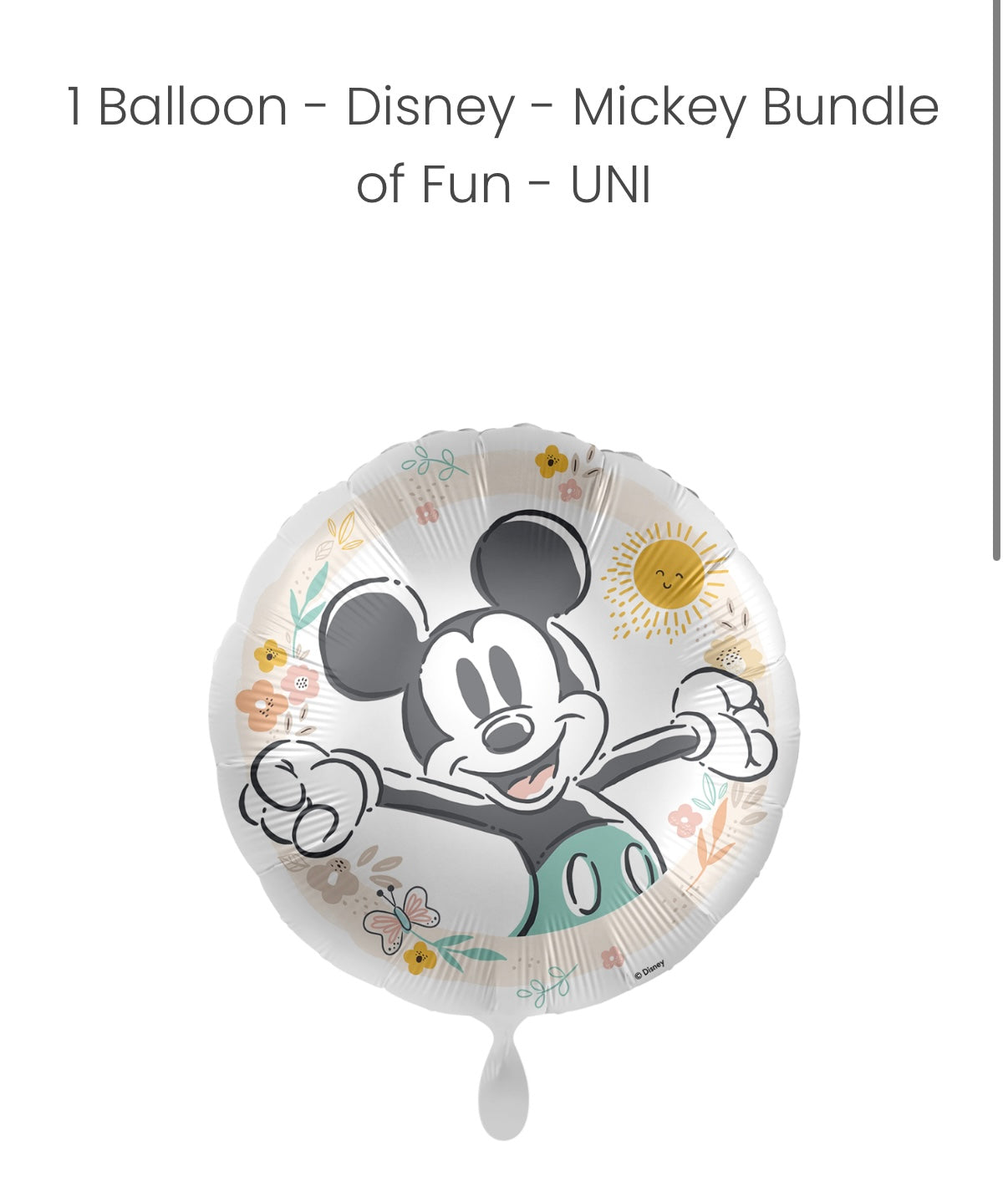 Balloon - Disney - Mickey Bundle of Fun -UNI - ENG