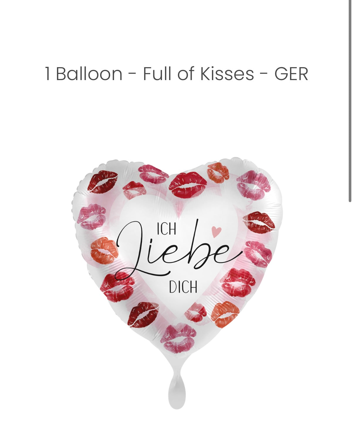 Balloon - Full of Kisses - GER