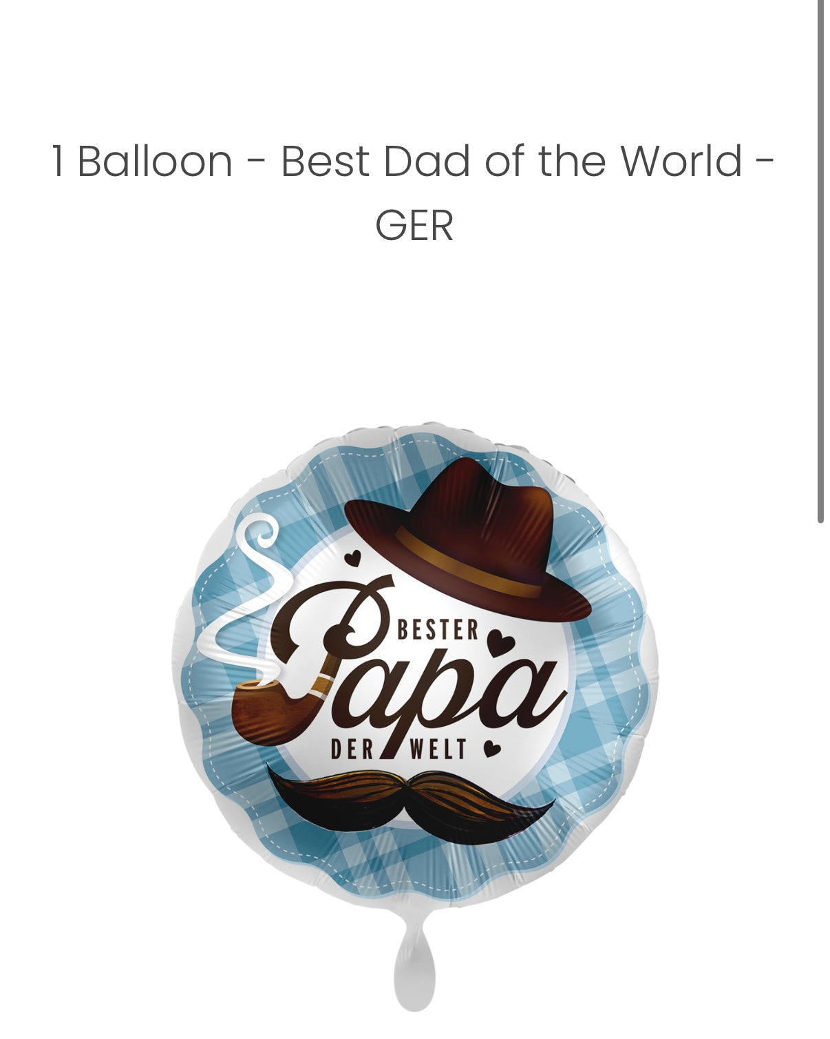 Balloon - Best Dad of the World - GER