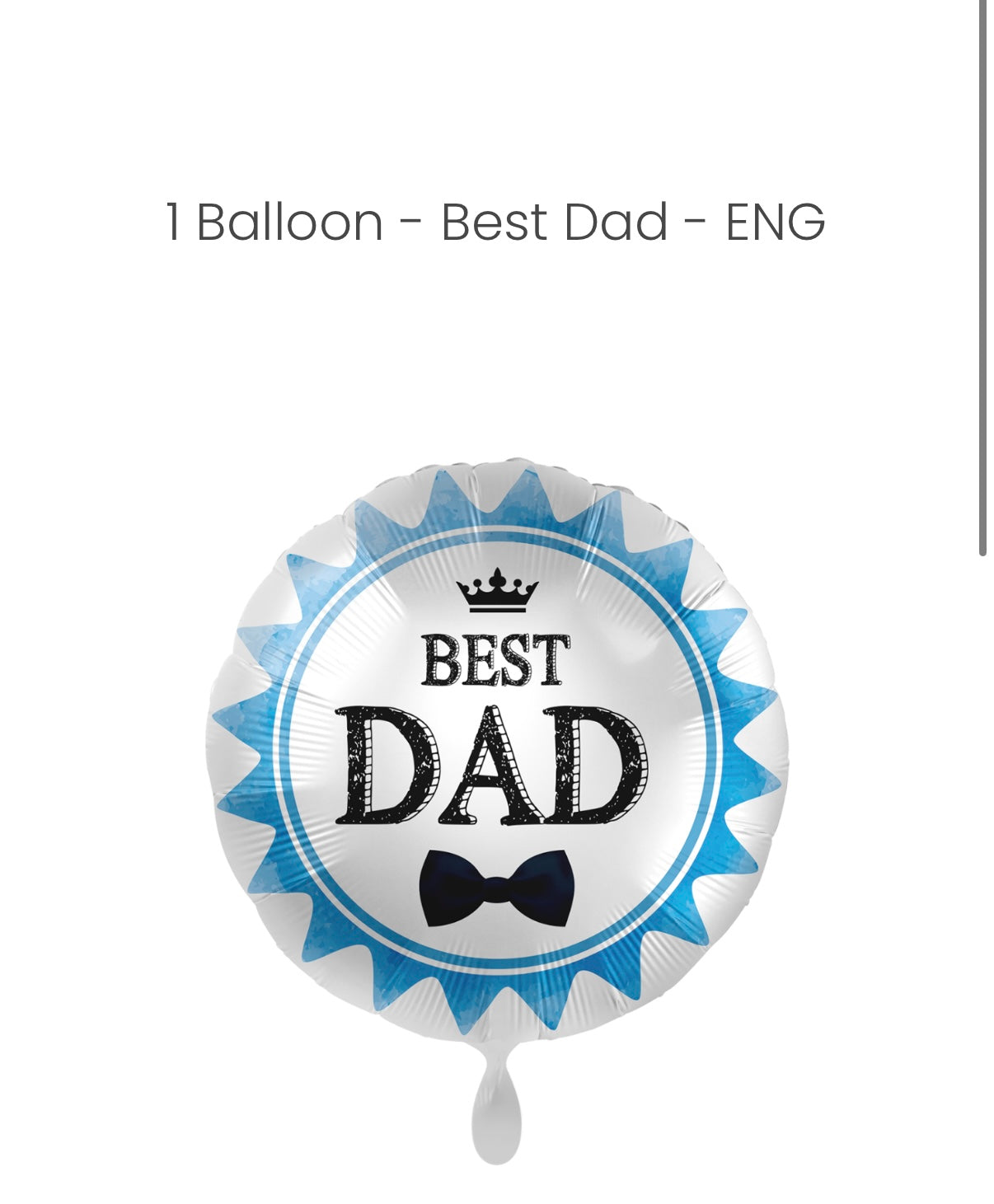 Balloon - Best Dad - ENG
