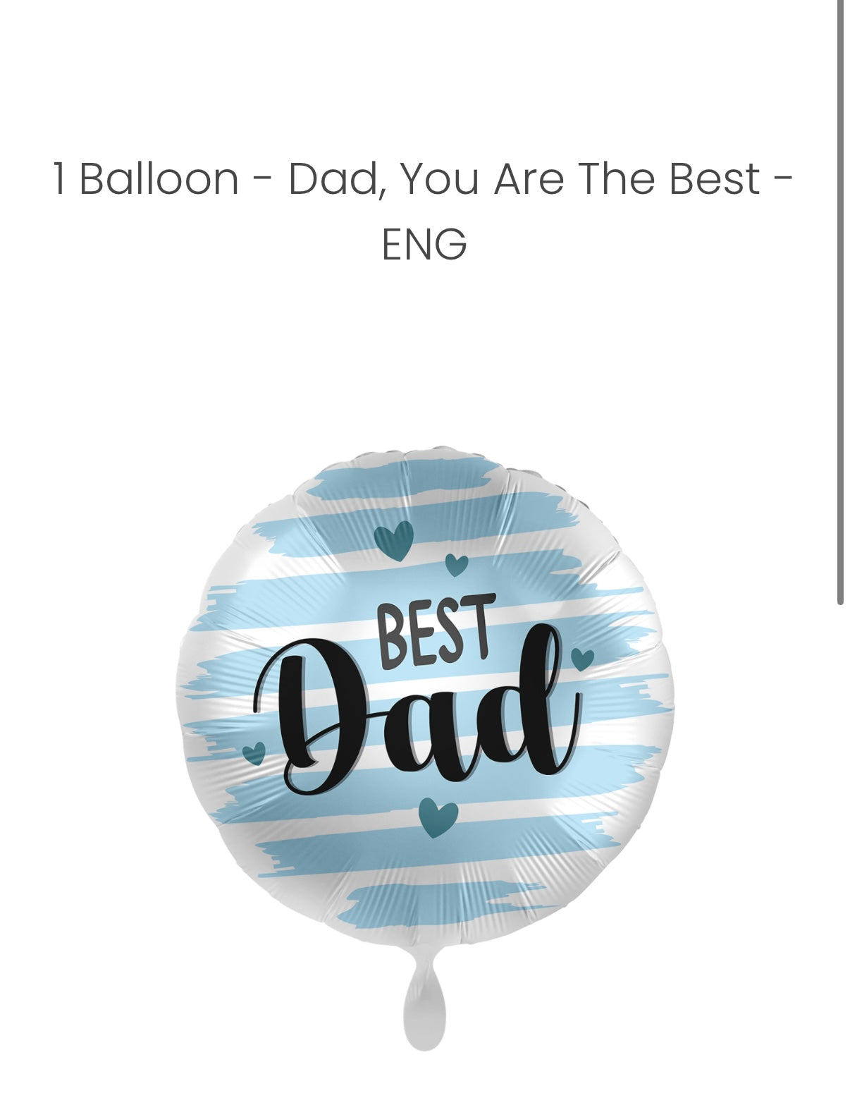Balloon - Dad, You Are The Best - ENG