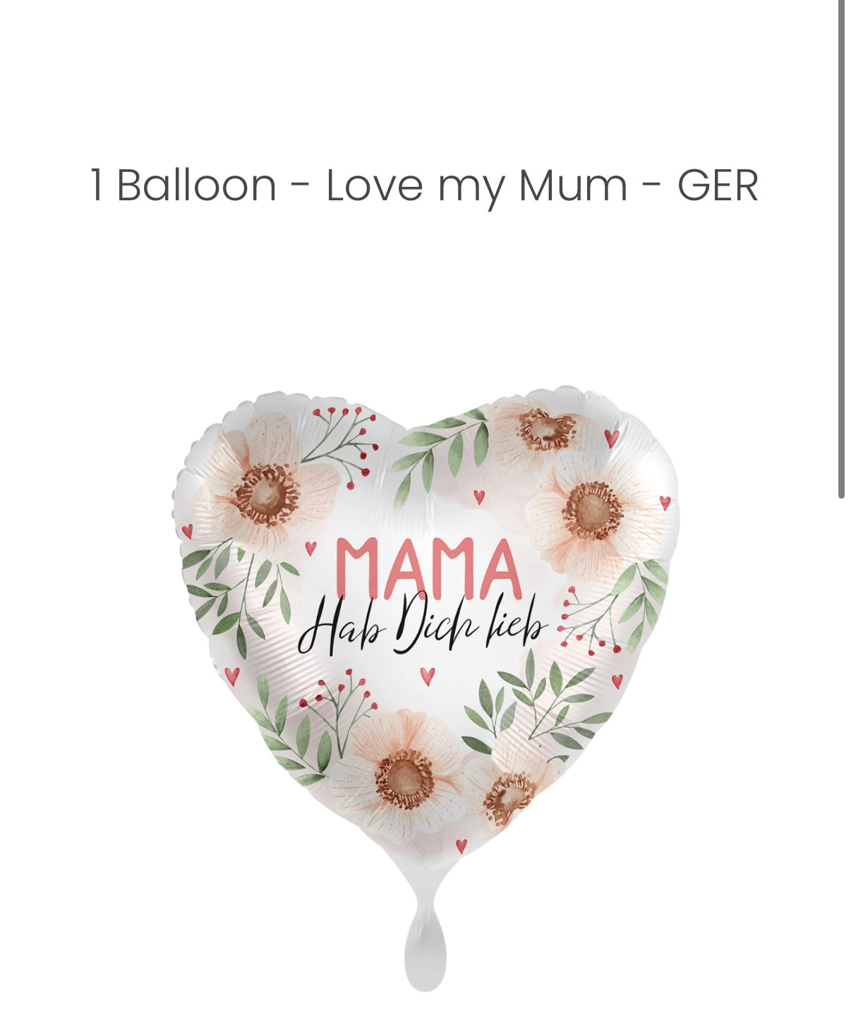 Balloon - Love my Mom - GER