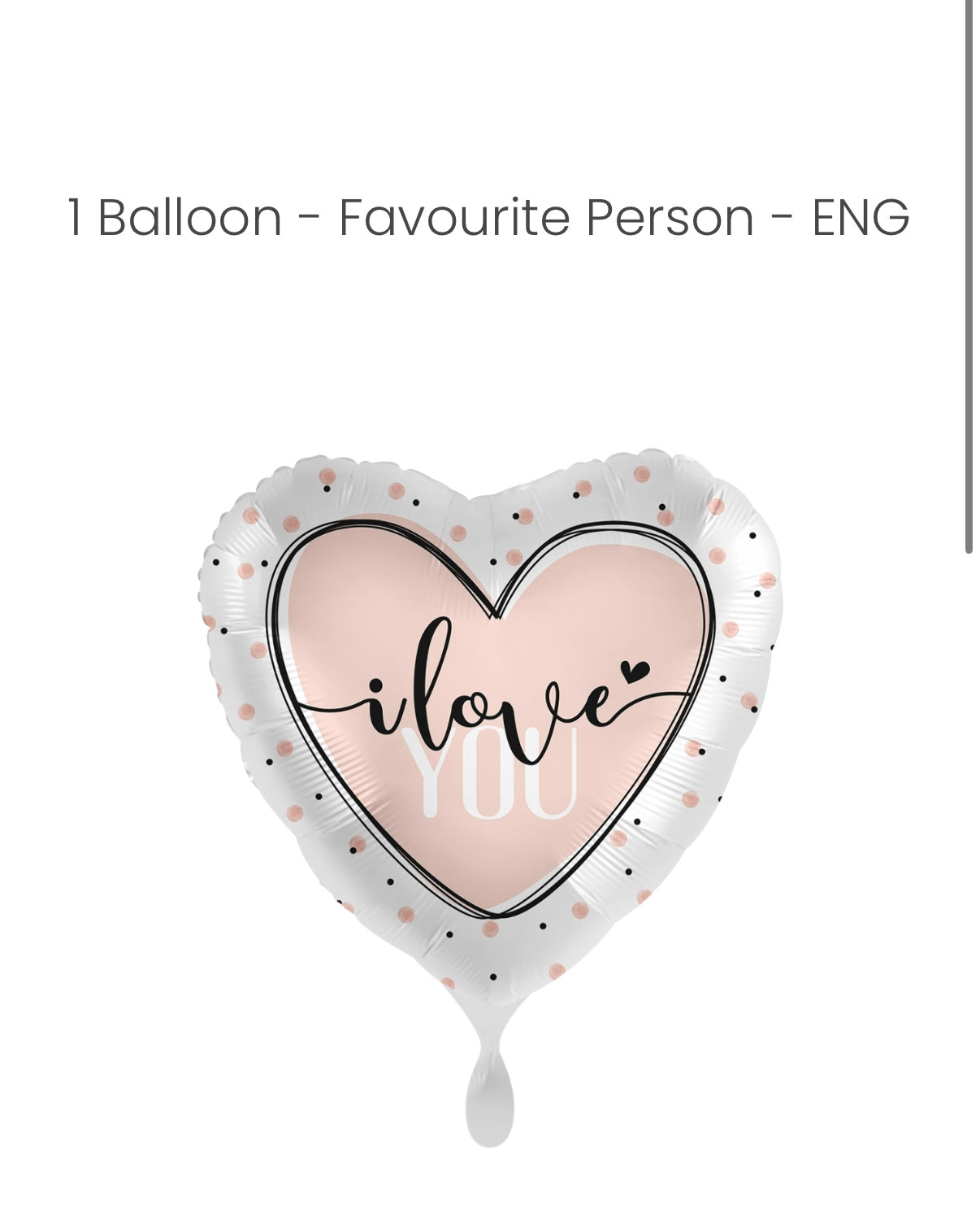 Balloon - Favourite Person - ENG