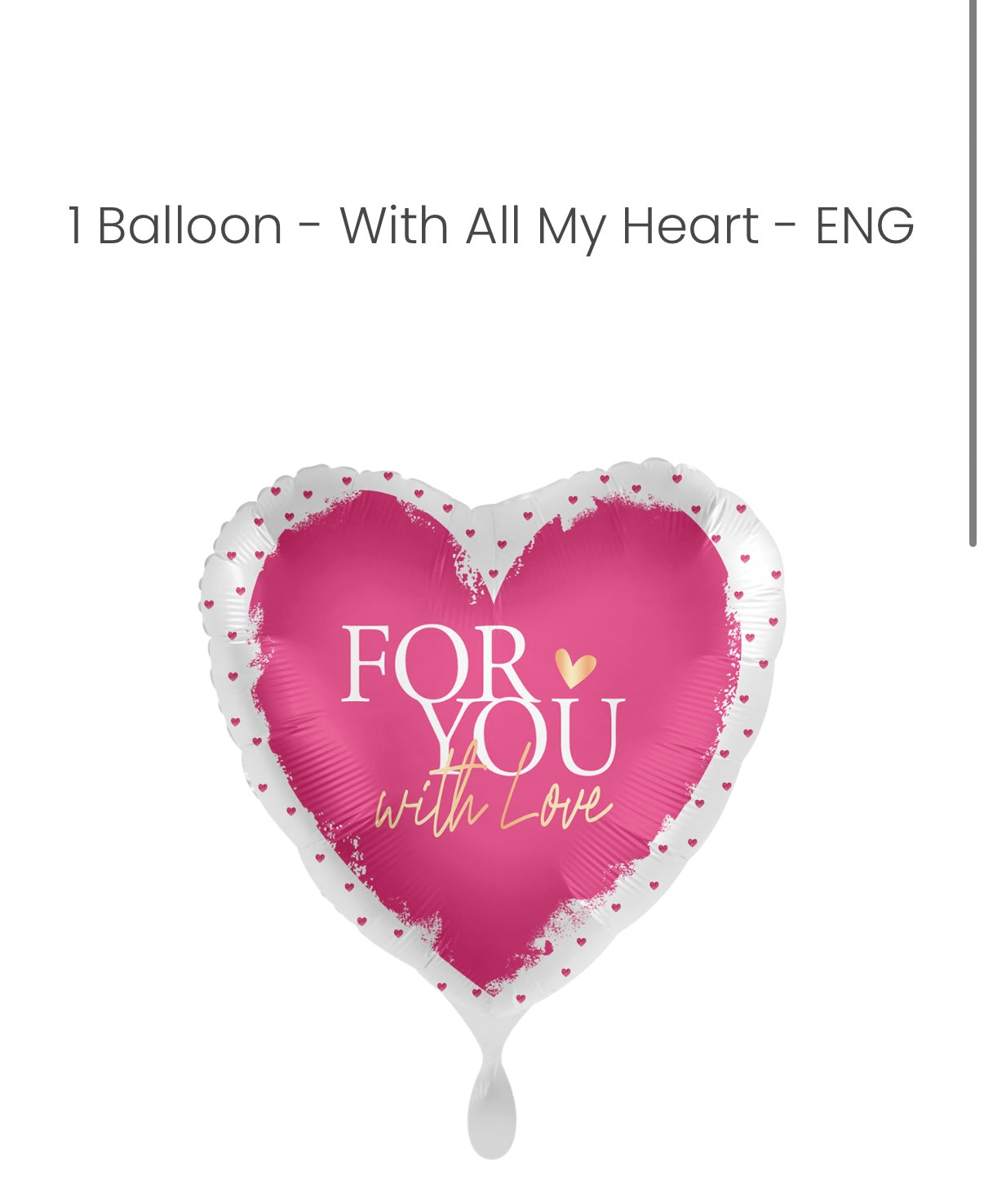 Balloon - With All My Heart - ENG