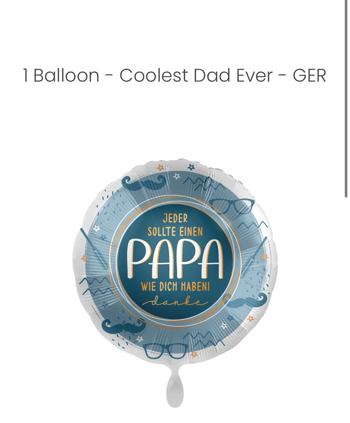 Balloon - Coolest Dad Ever - GER