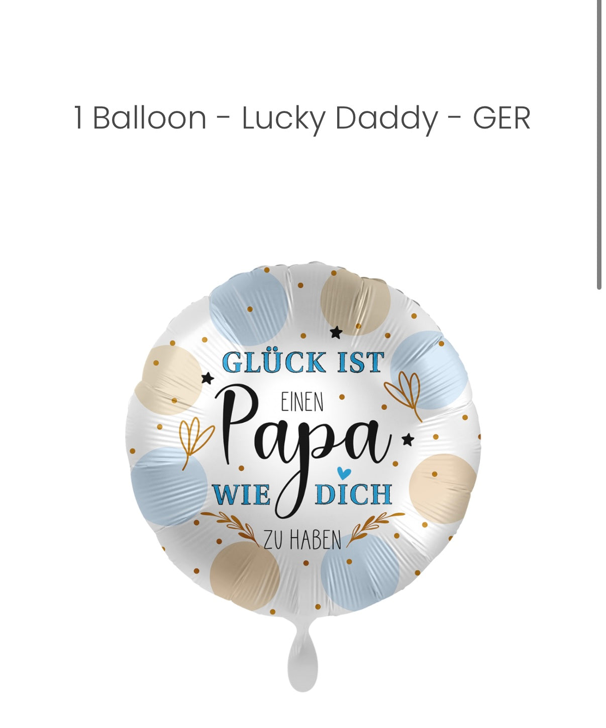 Balloon - Lucky Daddy - GER